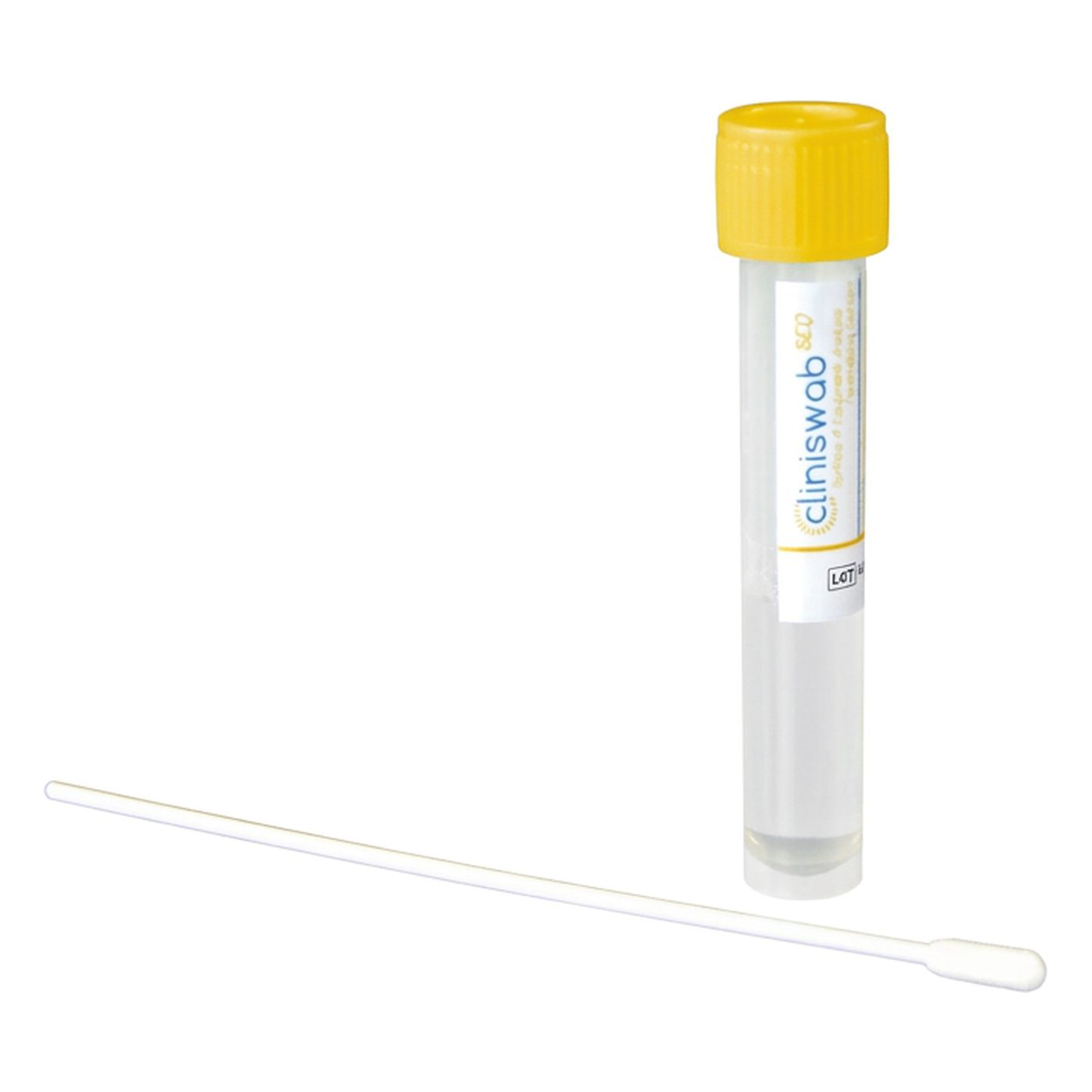 Swab transport system, Saline, polyester, 5 ml, standard tip